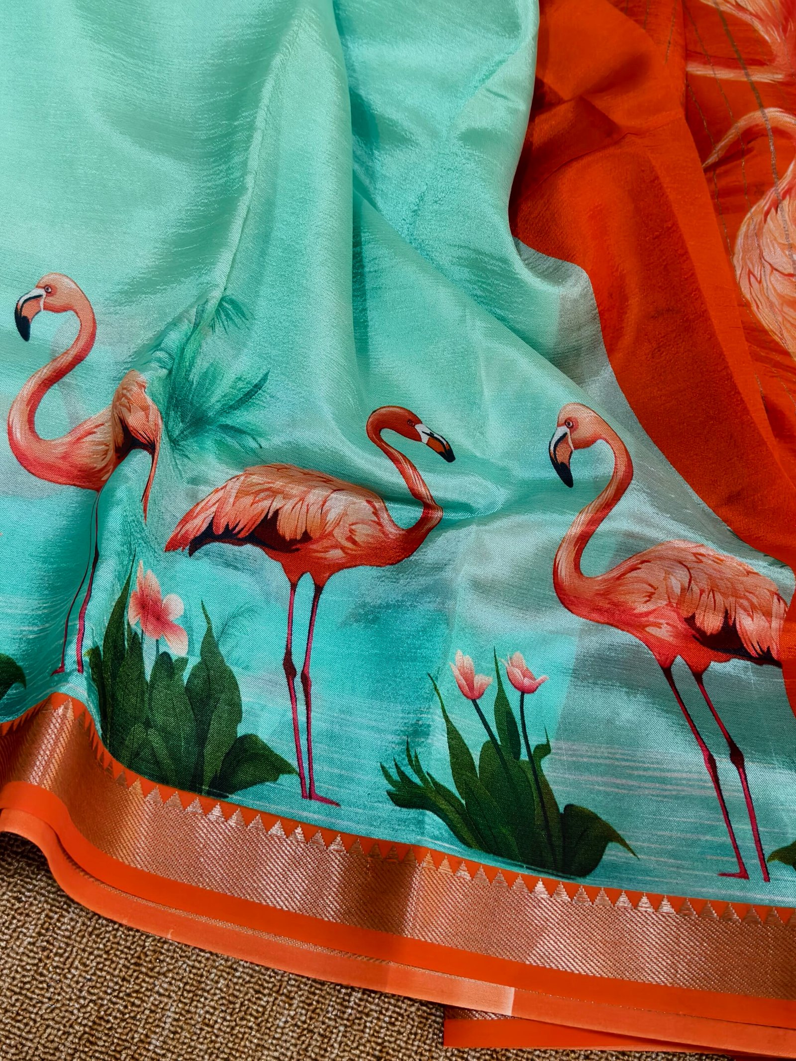 Pure mangalagiri handloom saree - Image 2