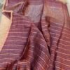 Handloom Linen Silk saree