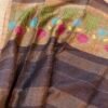 Handloom Stripes Linen Silk Tissue Jamdhani
