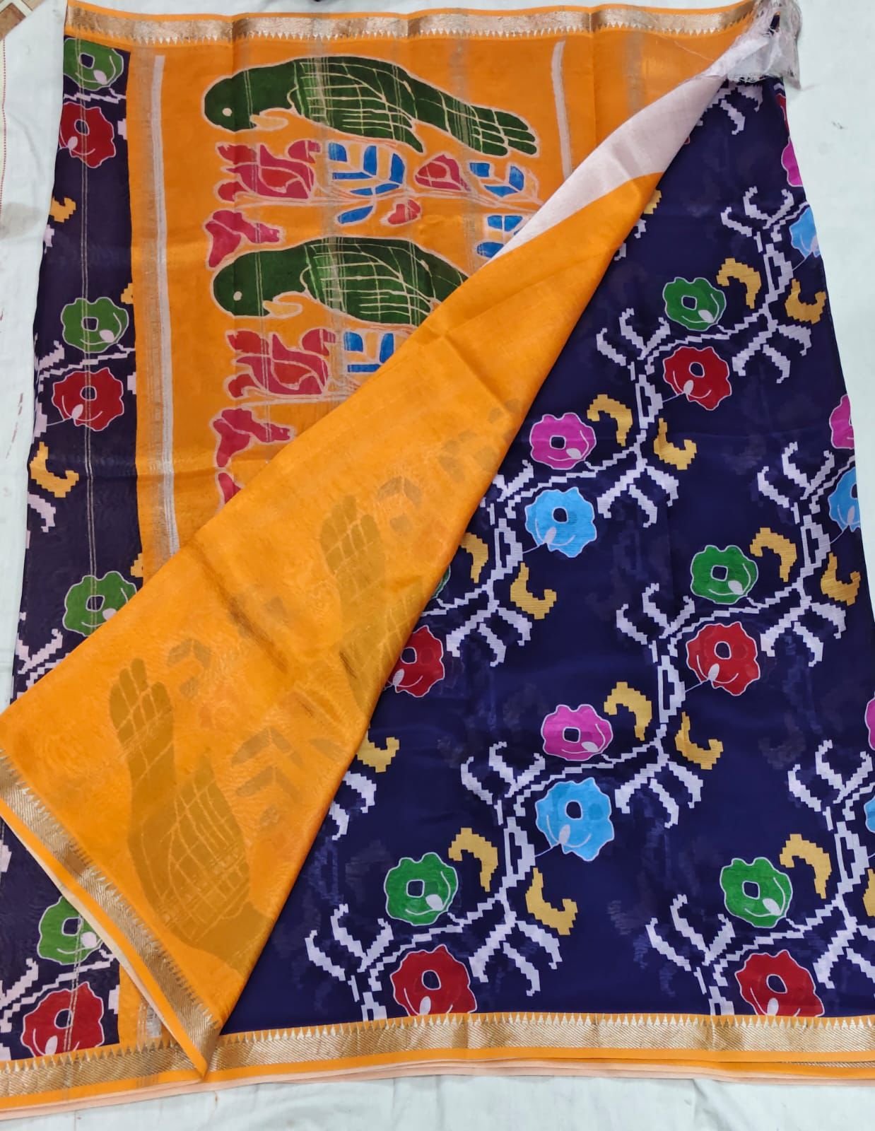 Pure mangalagiri handloom saree