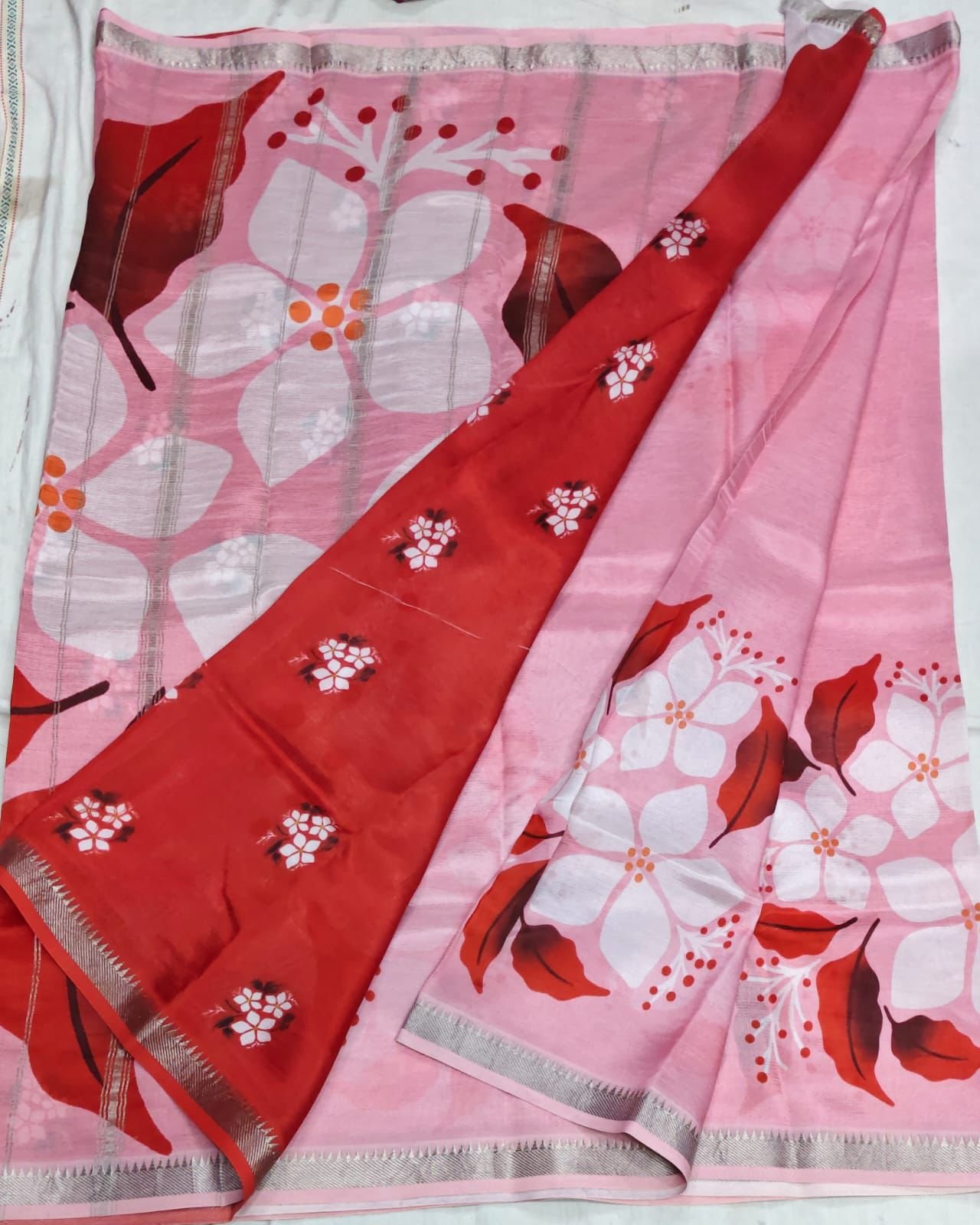 Pure mangalagiri handloom saree