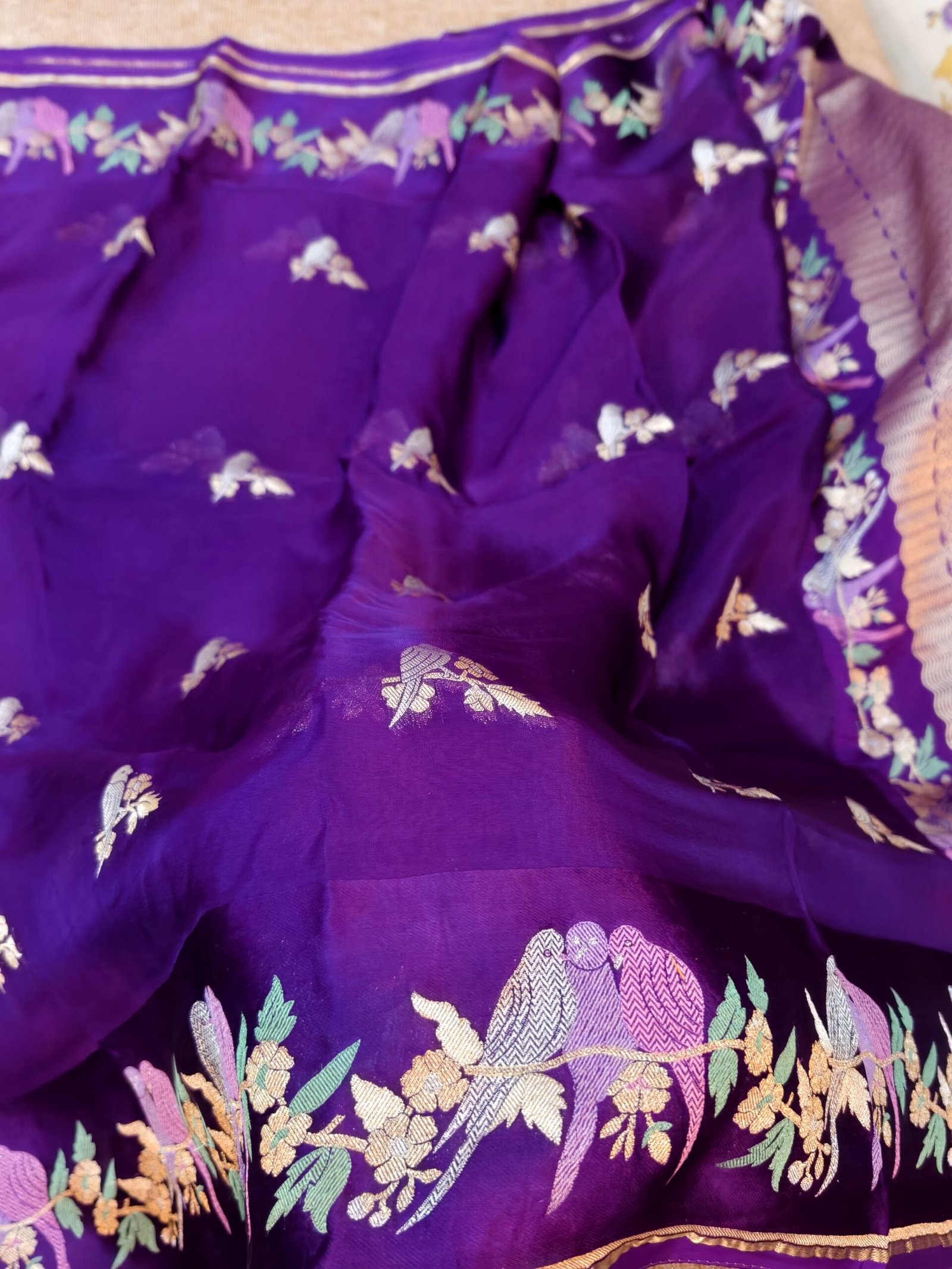 Pure banarasi Kora organza silk Saree