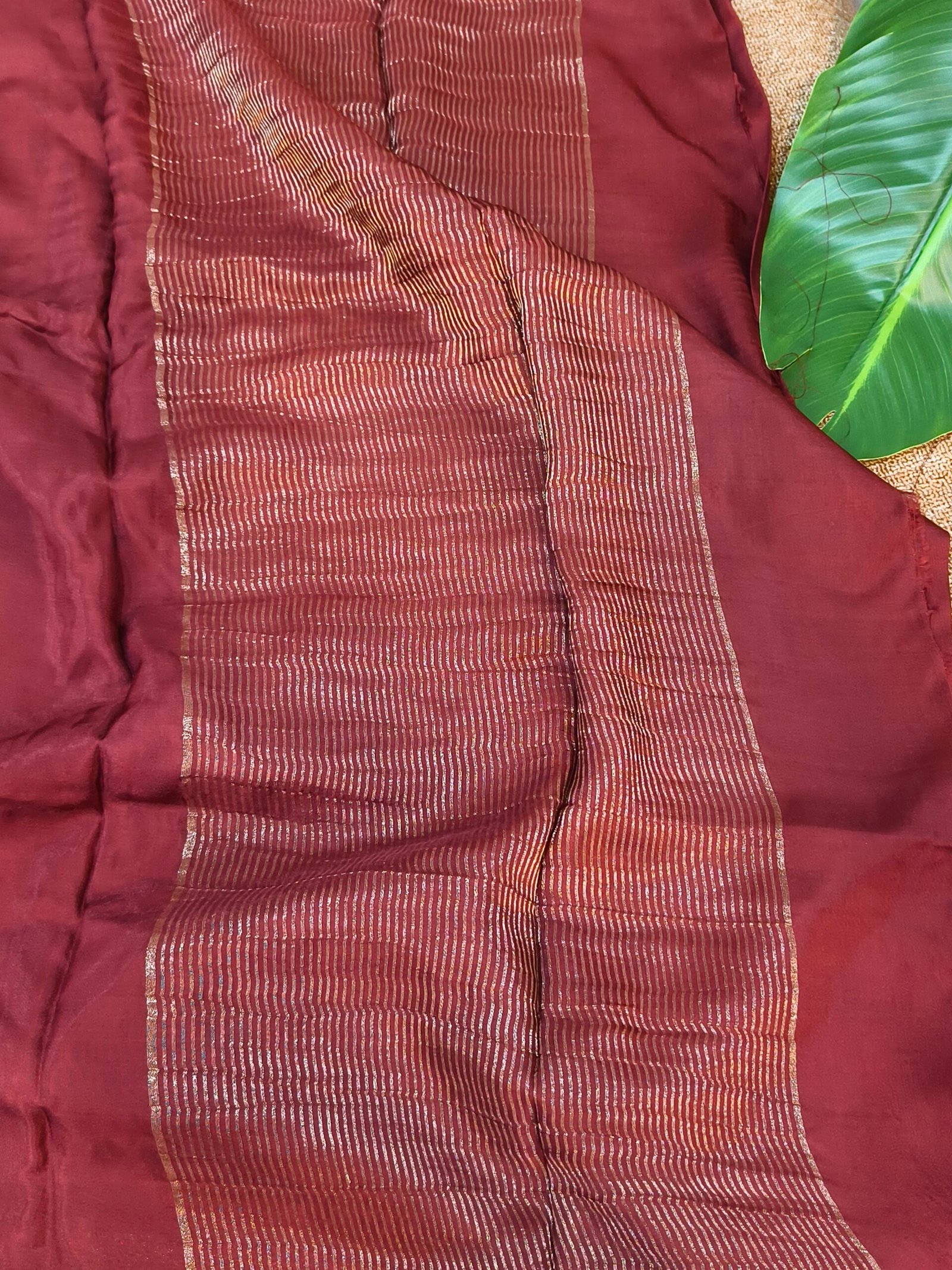 Premium mysore crape silk saree - Image 3