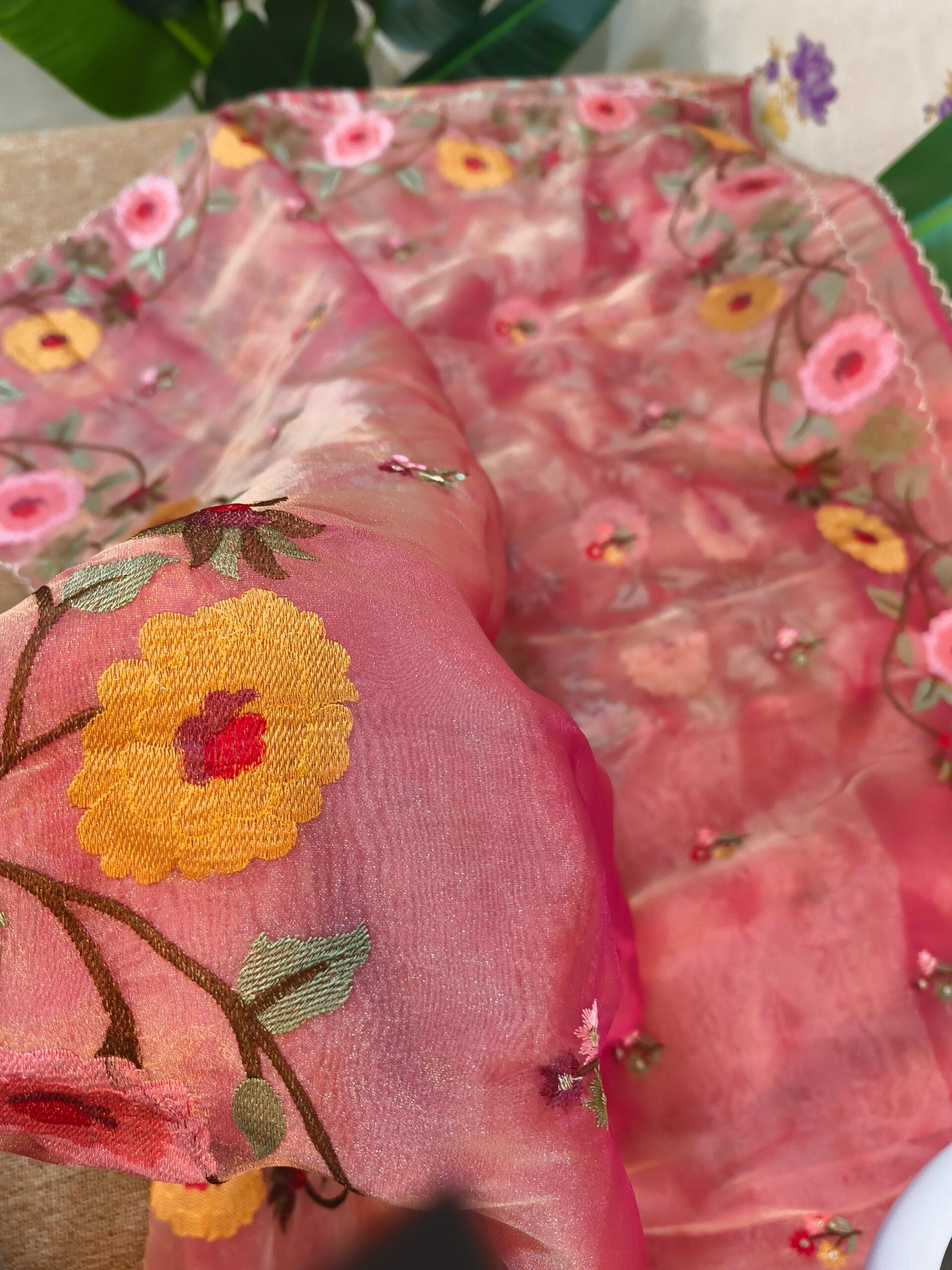 Banarasi tissue organza saree - Image 3