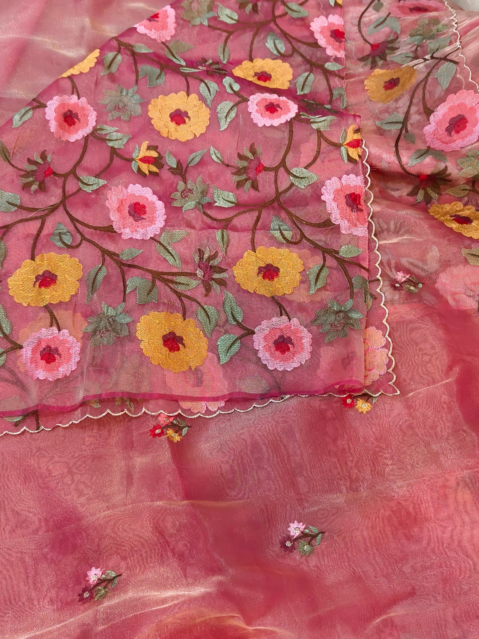 Banarasi tissue organza saree - Image 2
