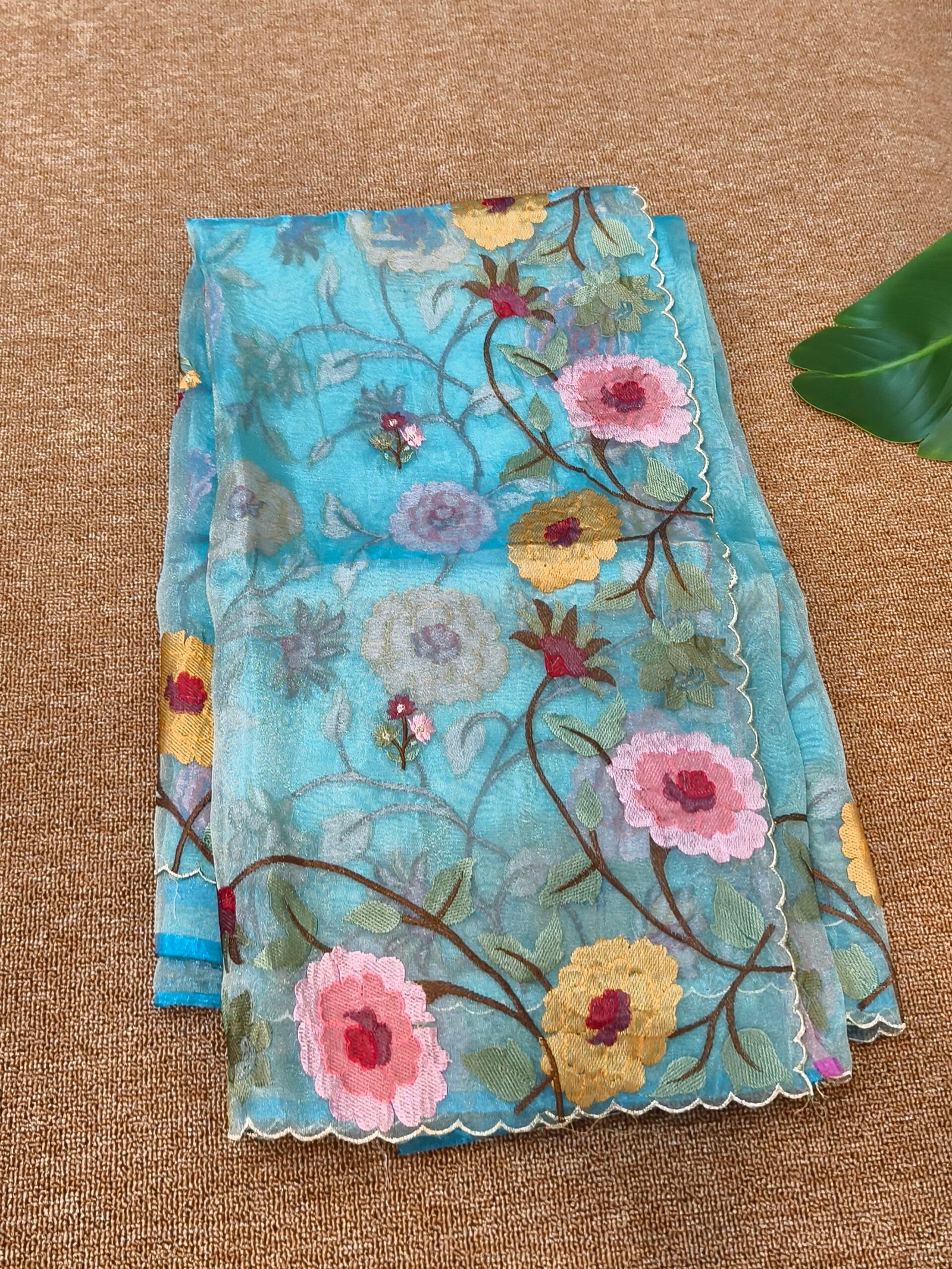Banarasi tissue organza saree - Image 2