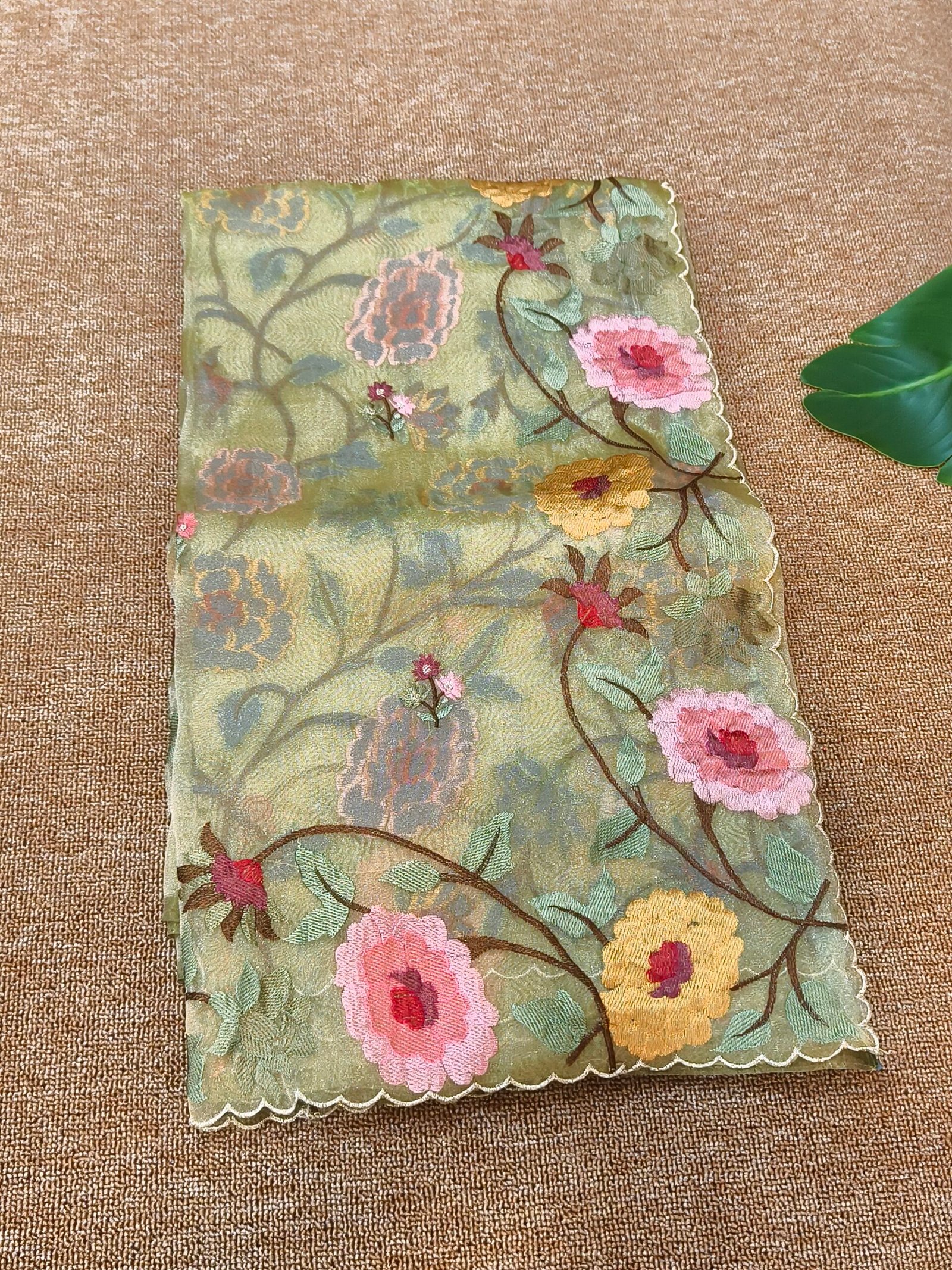 Banarasi tissue organza saree - Image 2