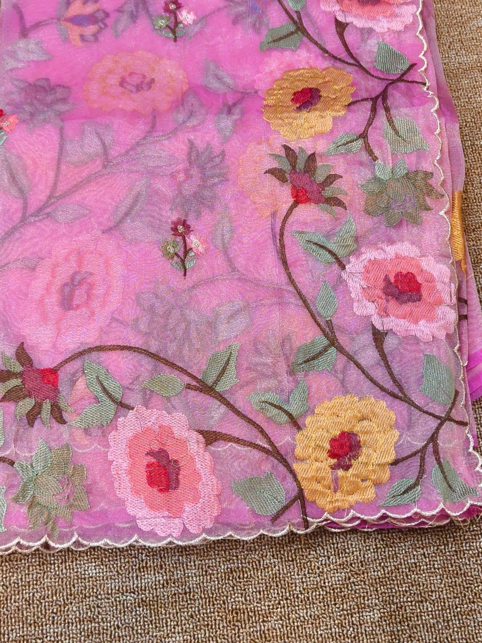 Banarasi tissue organza saree - Image 3