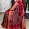 Pure dola azrak saree