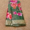 Pure Chinon digital printed saree